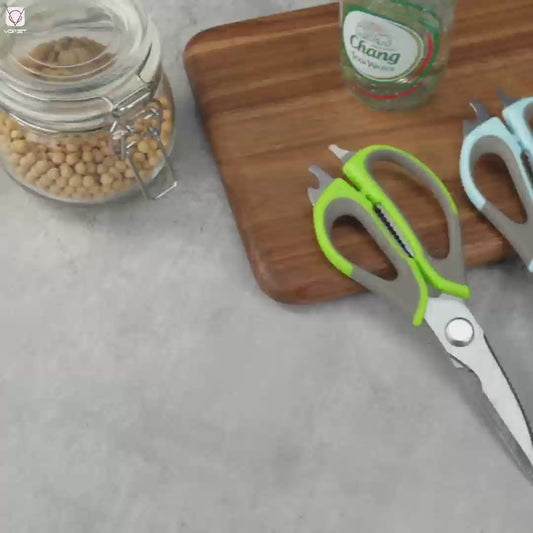 3 Piece Kitchen Scissors SetCutting Chicken BonesPeeling Fish ScaleBottle OpeningCanning Fruit KnifeCutting FruitHigh Quality Steel Set